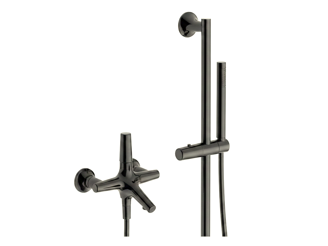 Single lever bath mixer, with shower set VITA_VI000064 -1