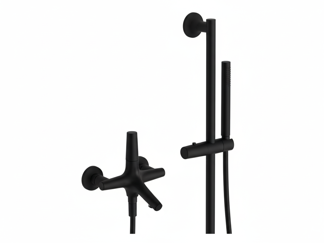 Single lever bath mixer, with shower set VITA_VI000064 -1