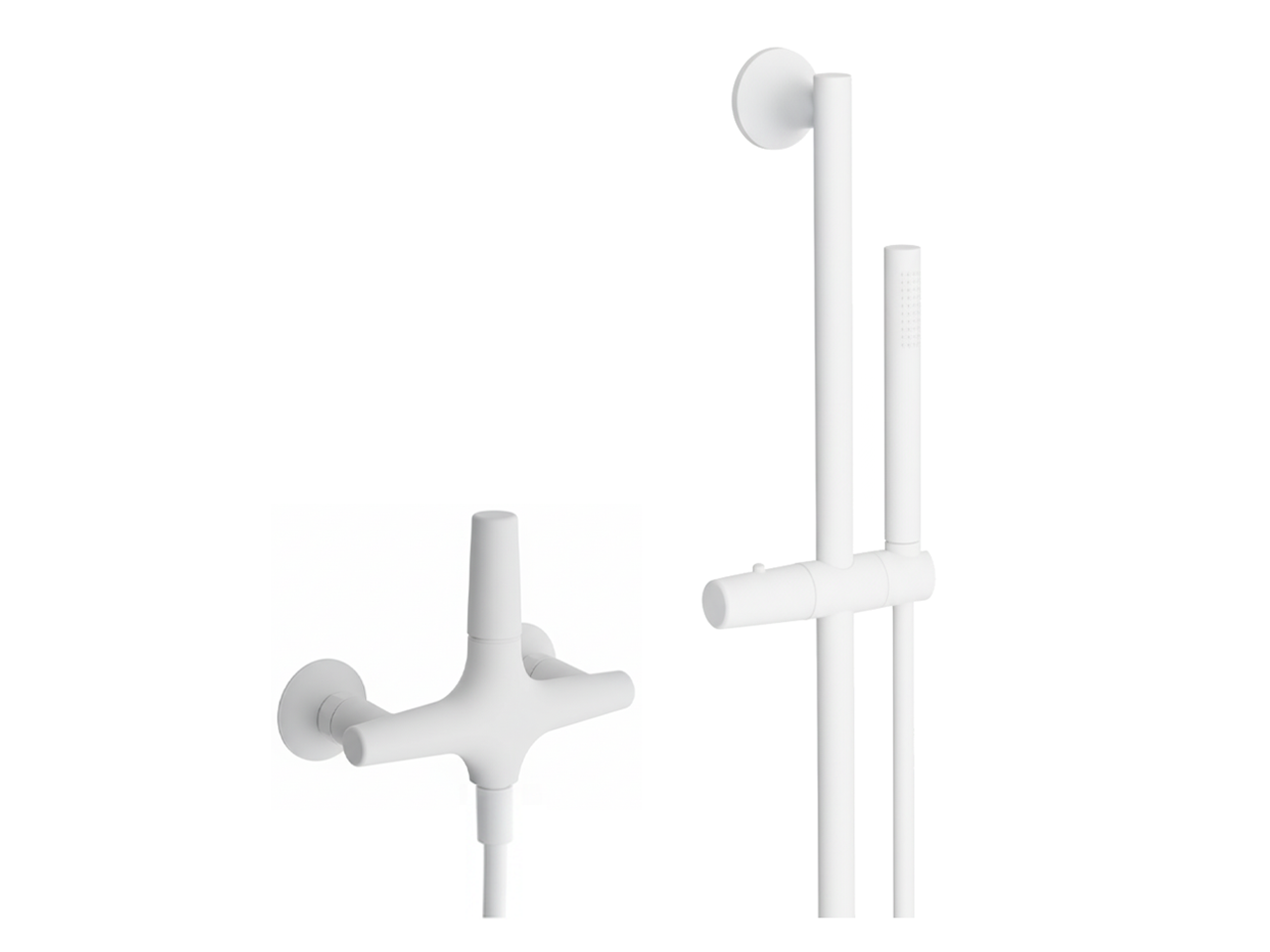 Single lever shower mixer, with shower set VITA_VI000464 -1