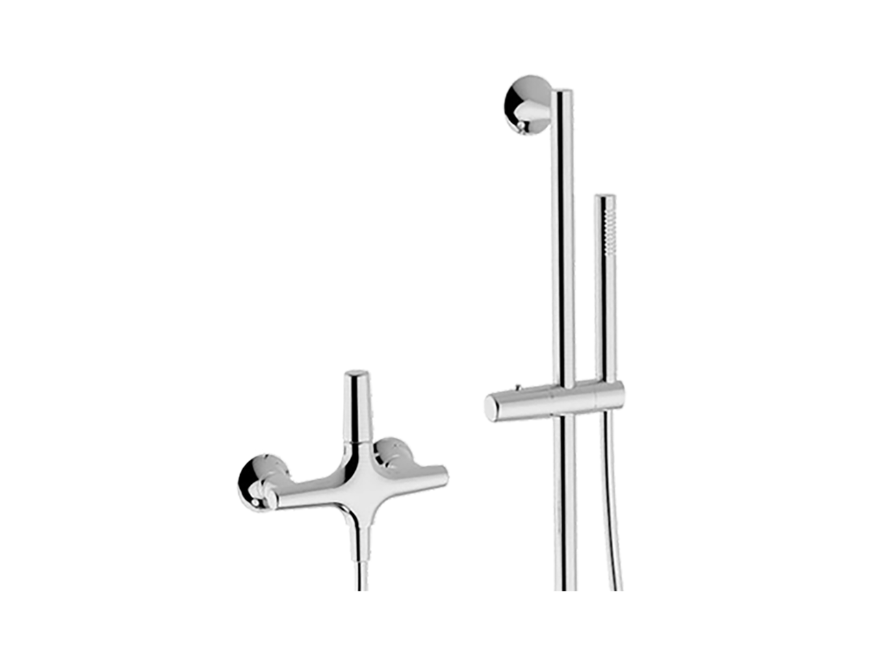CisalSingle lever shower mixer, with shower set VITA_VI000464