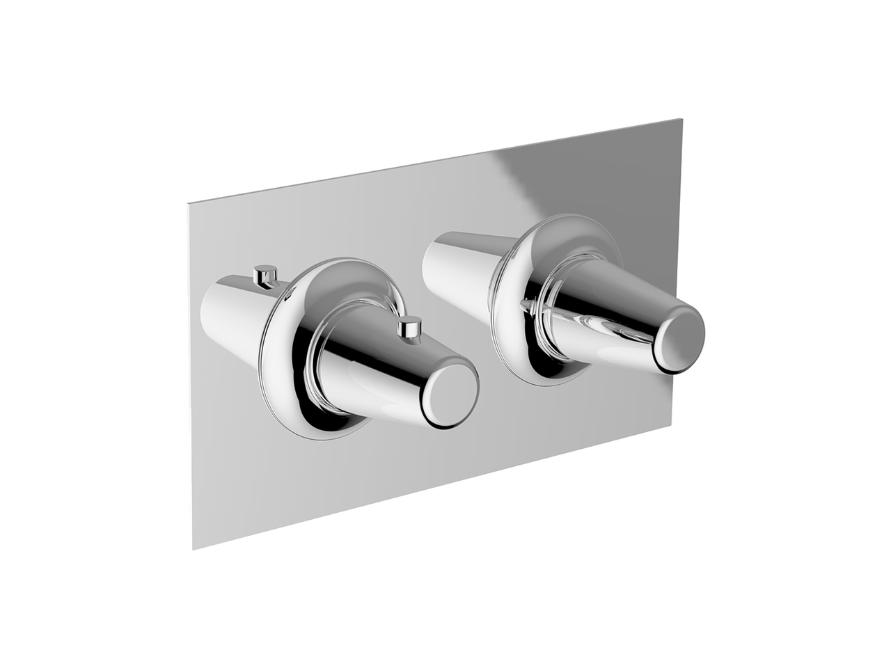 Exposed part for con.thermo.shower mixer, 2-outlet VITA_VI019140 - v1