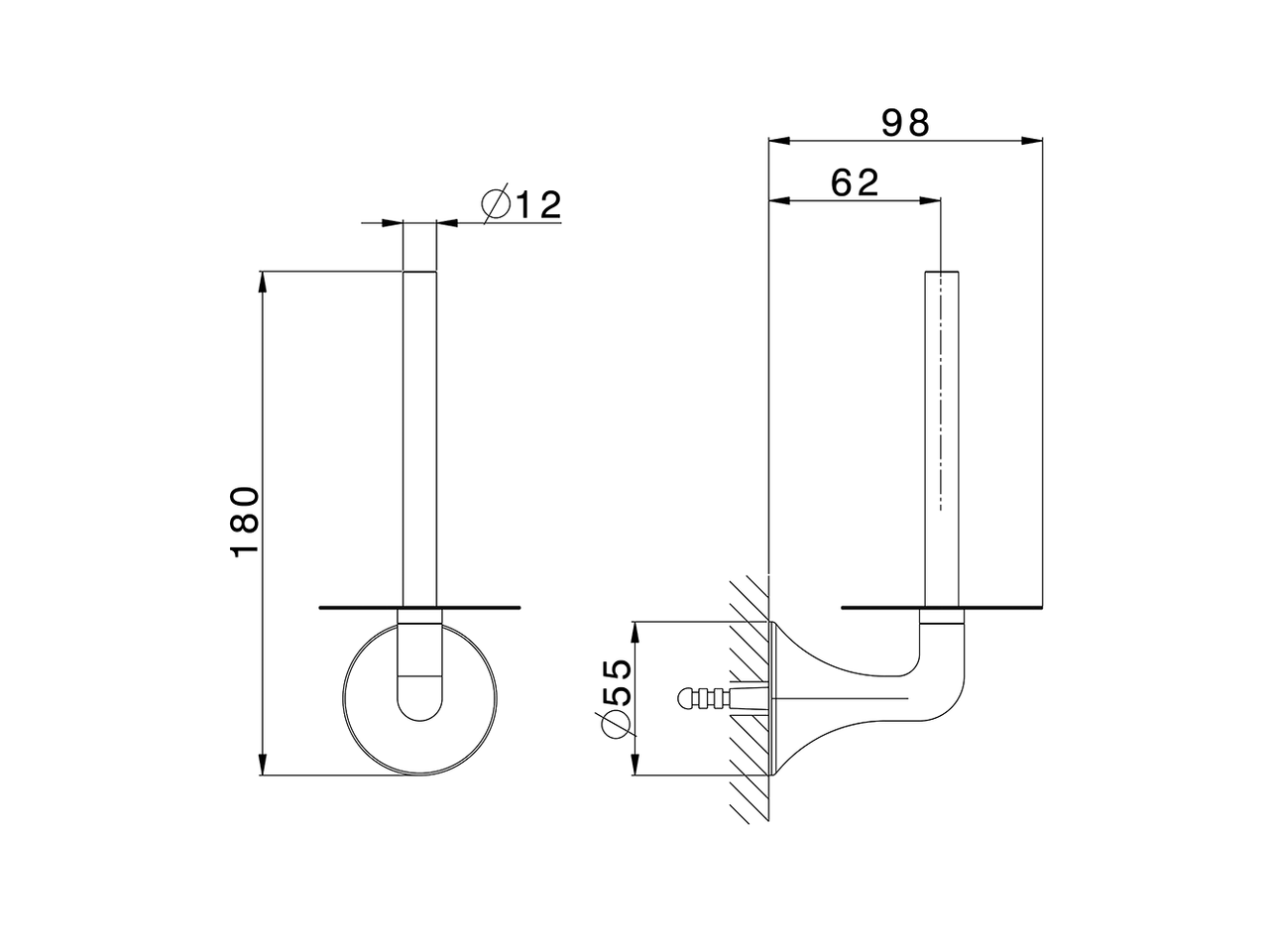 Toilet paper holder reserve VITA_VI090410 - v1
