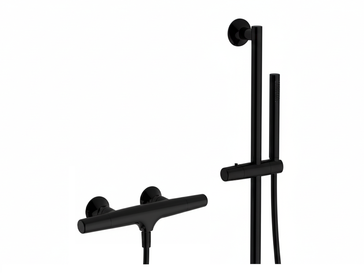 Thermostatic shower mixer with sliding bar VITA_VIS01010 -1