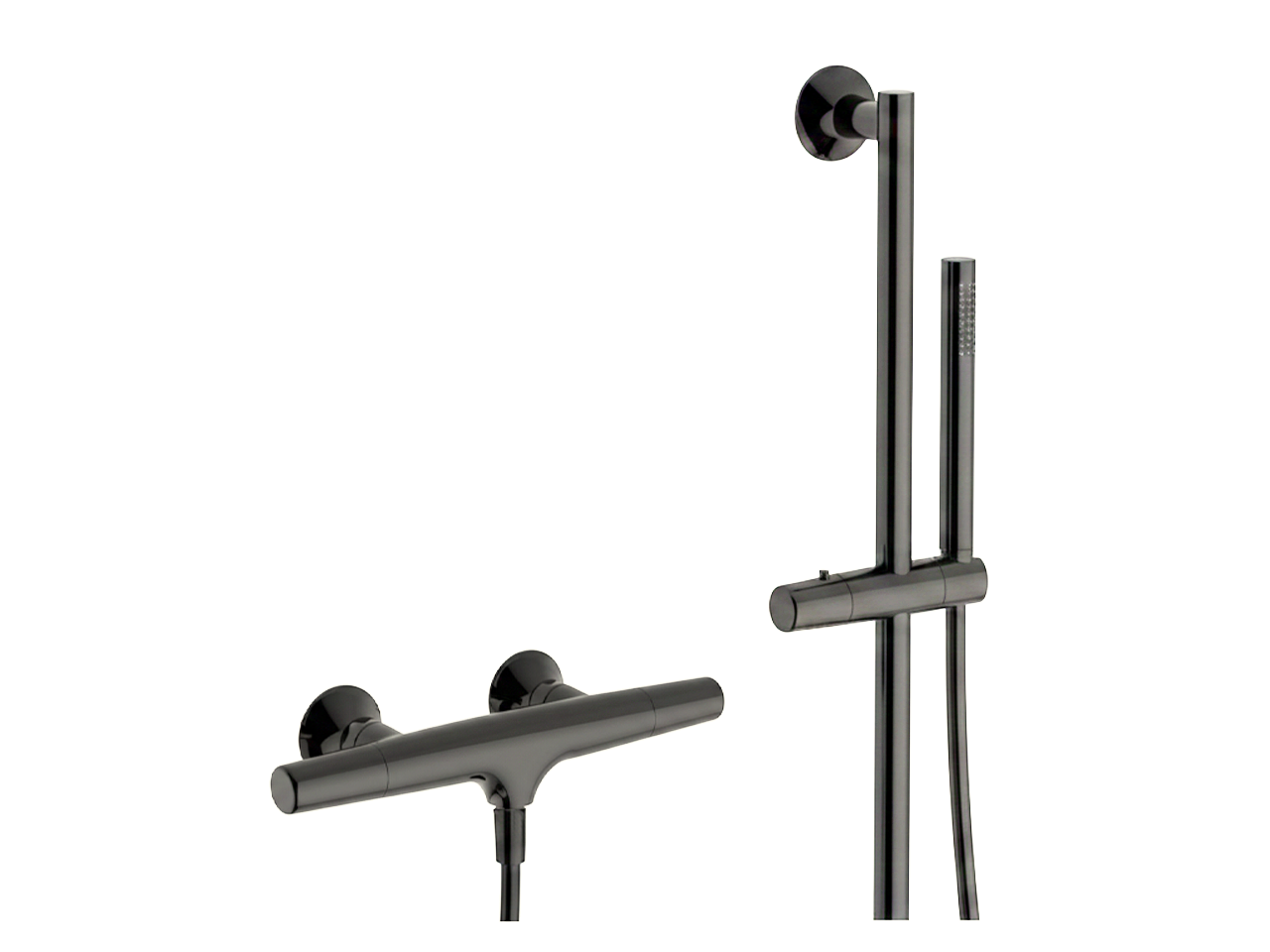 Thermostatic shower mixer with sliding bar VITA_VIS01010 -1