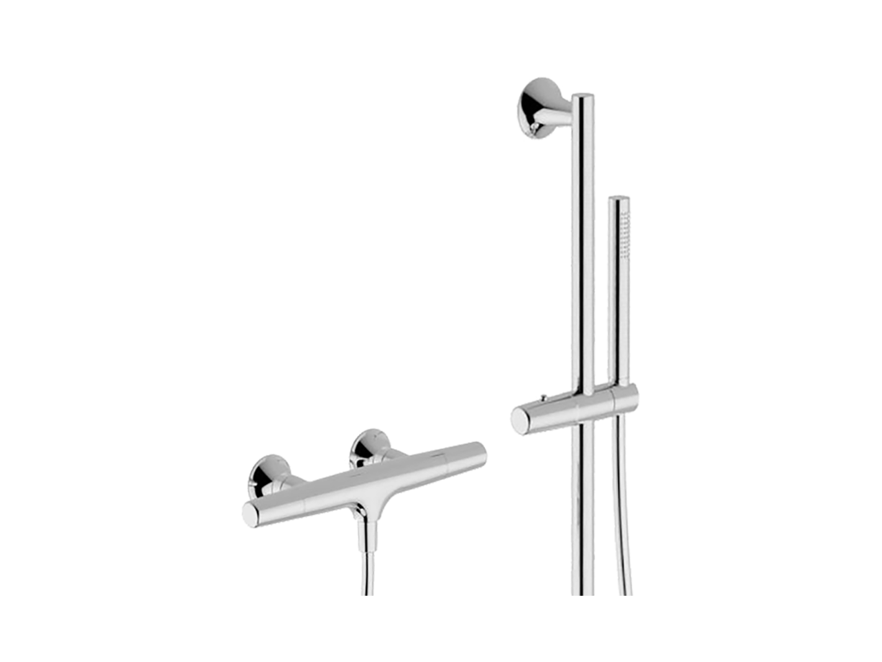 CisalThermostatic shower mixer with sliding bar VITA_VIS01010