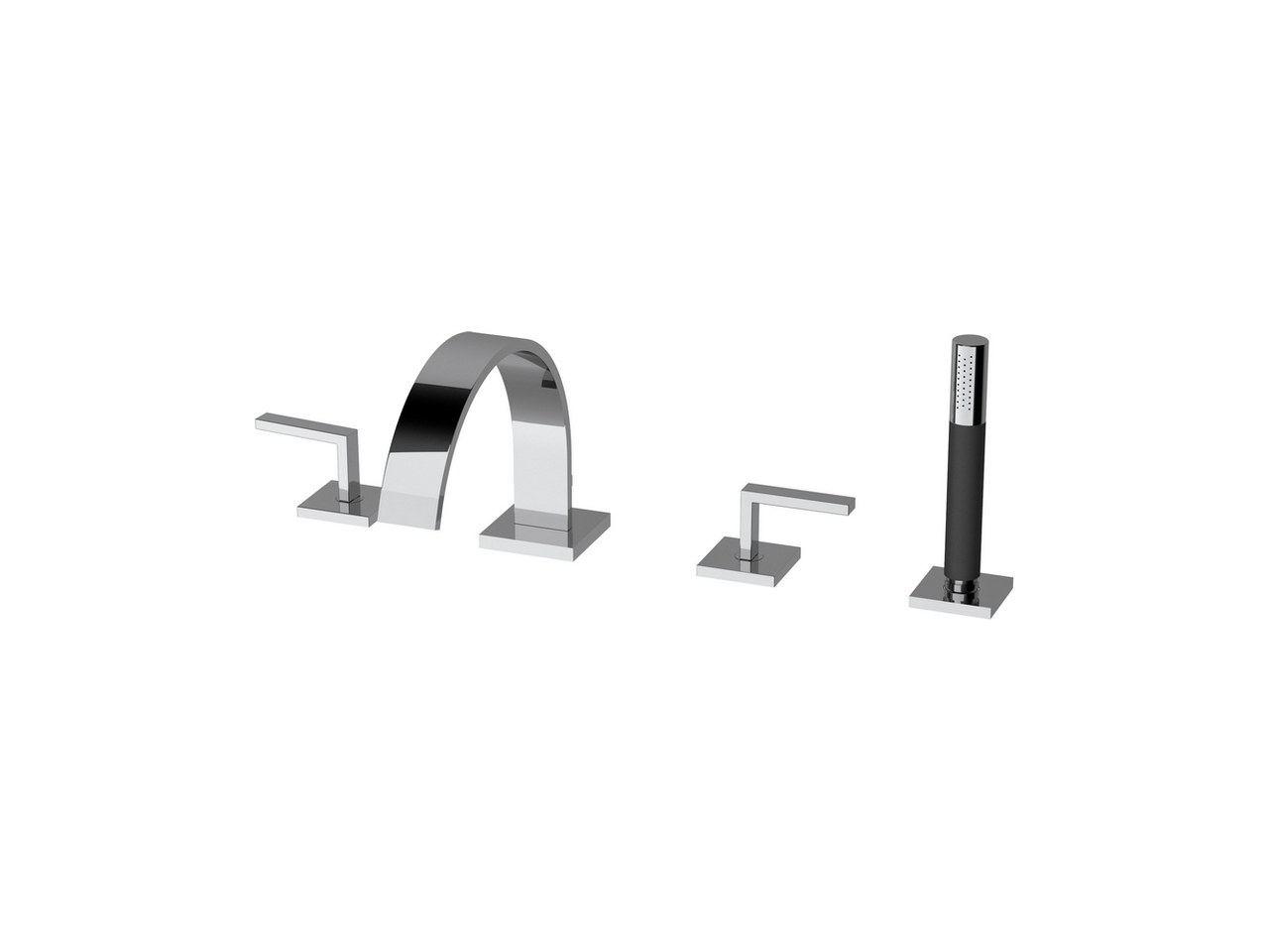CisalDeck-mounted 4-hole bath mixer WAVE_WA000261