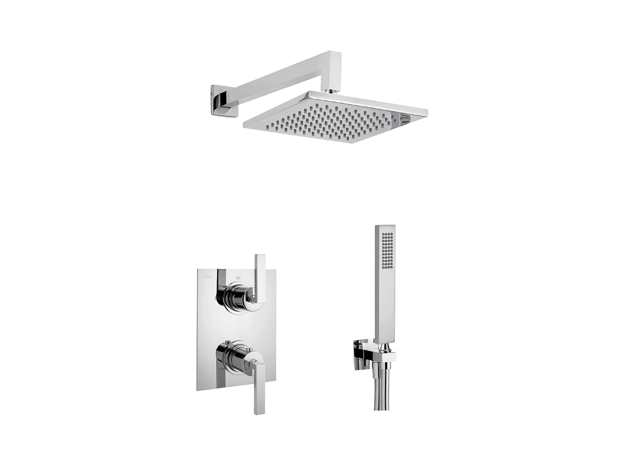 Concealed thermostatic shower mixer WAVE_WA0KT010 - v1