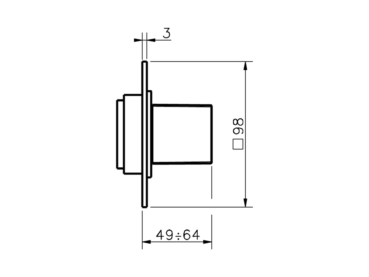Stopvalve exposed part WAVE_WE003310 - v1