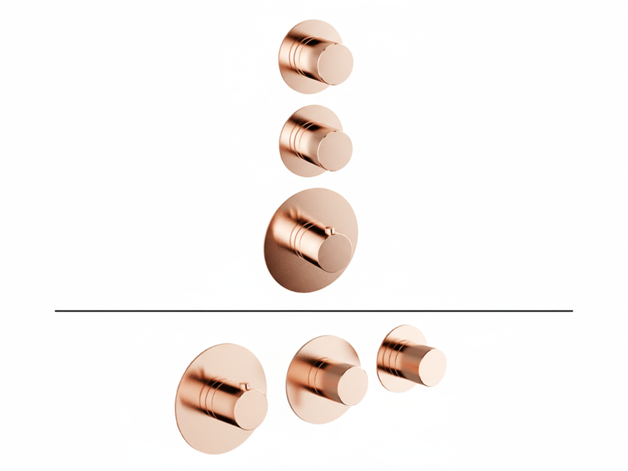 Cover Part for 2 Function Concealed Thermo Valve WELLNESS_X300R200 -1