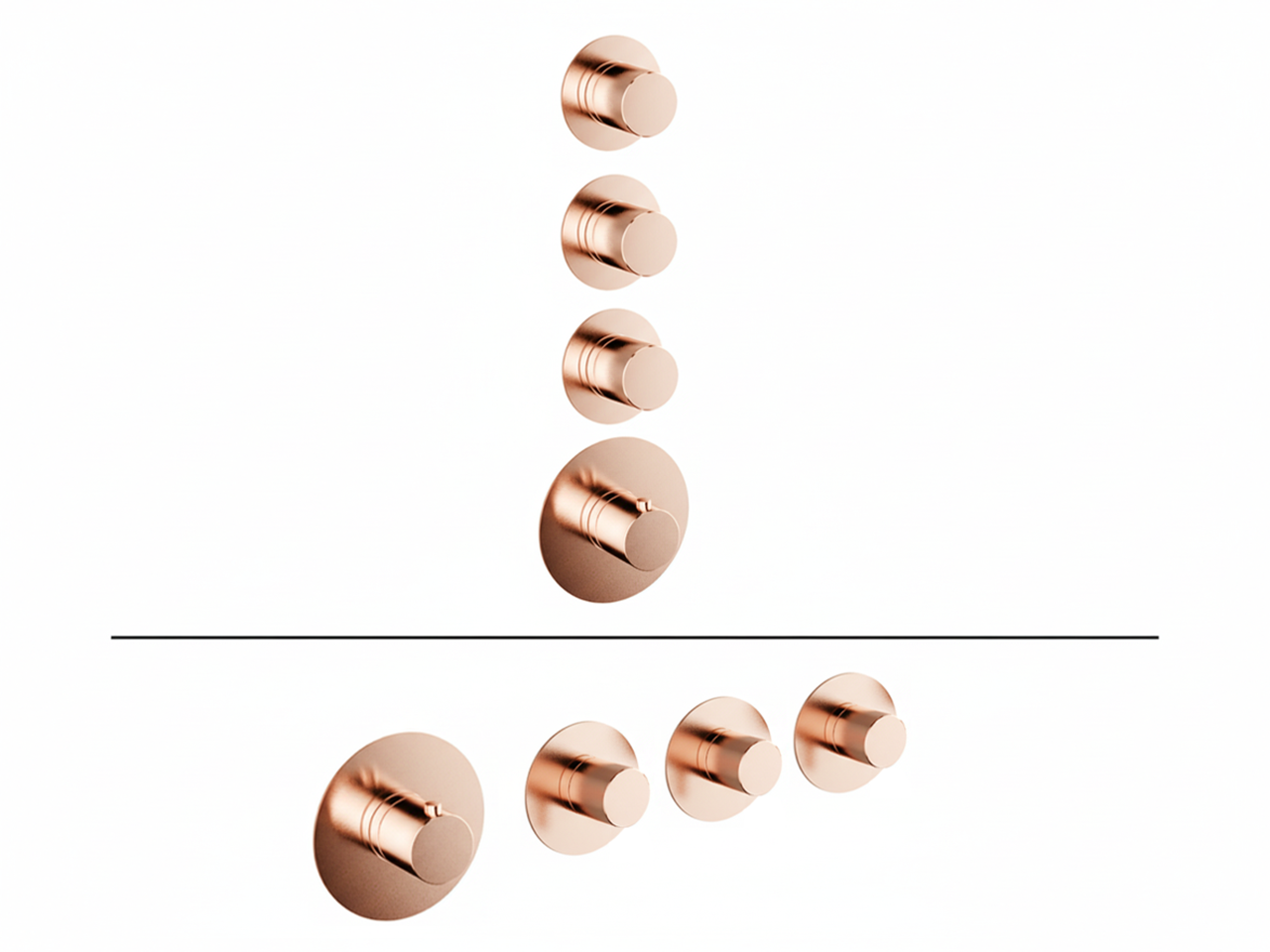Cover Part for 3 Function Concealed Thermo. Valve WELLNESS_X300R300 -1