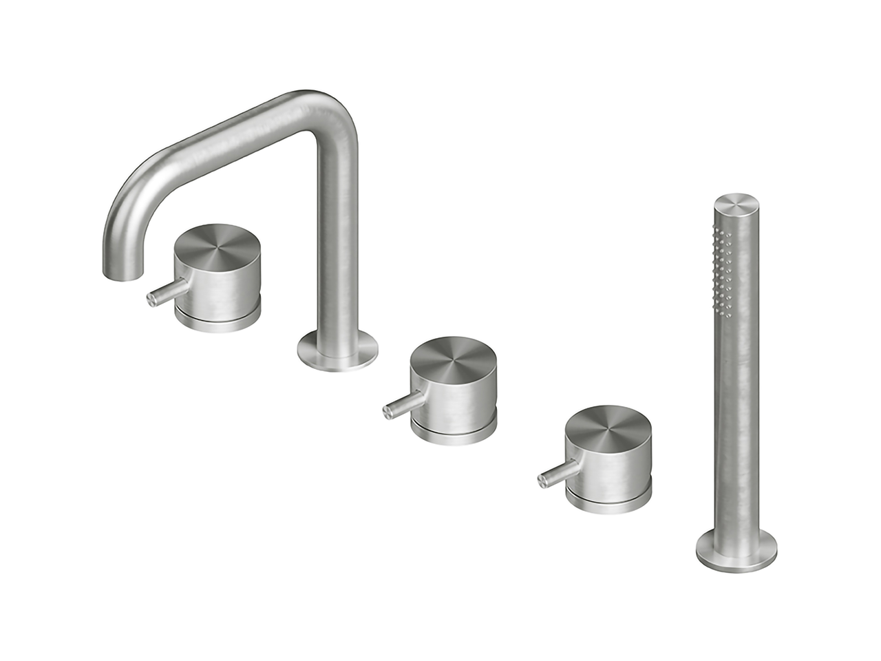 Deck-mounted 5-hole bath mixer XION_XI000260 - v1