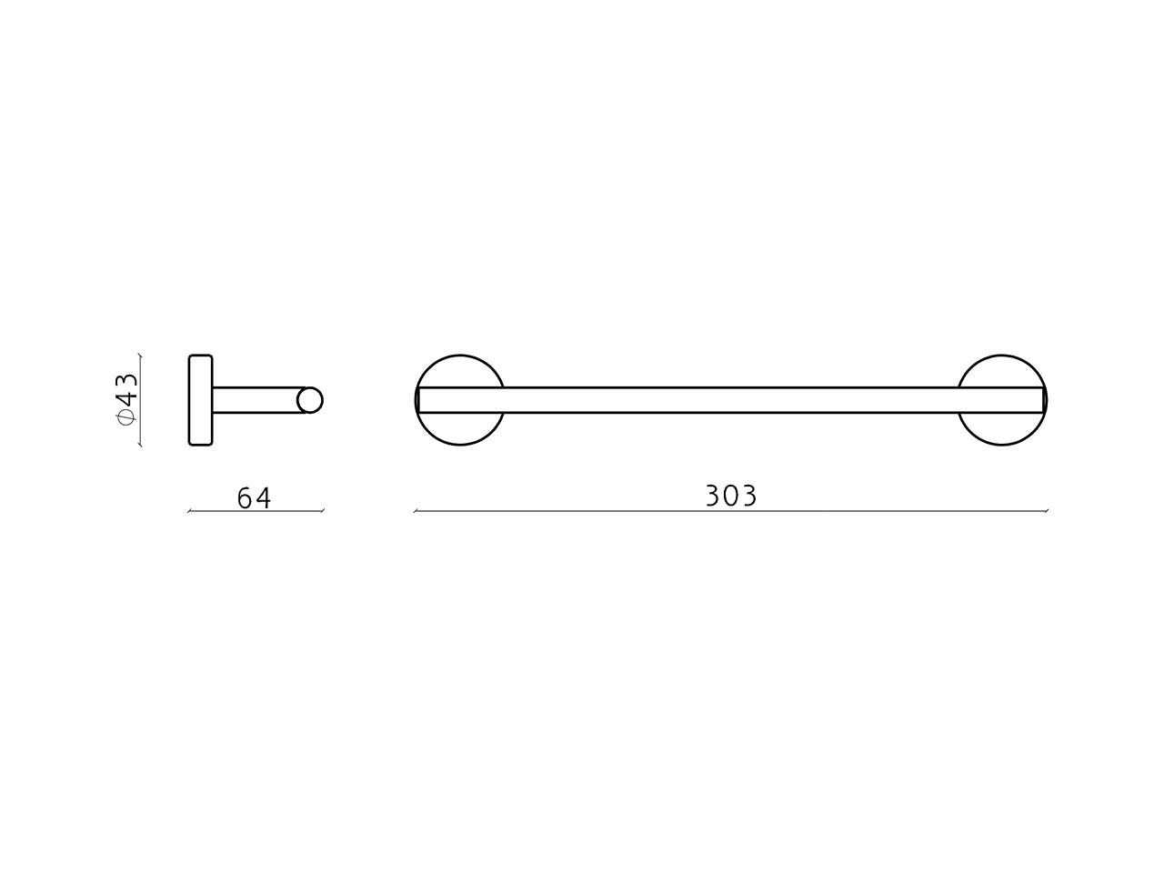Towel holder XION_XI090104 - v1