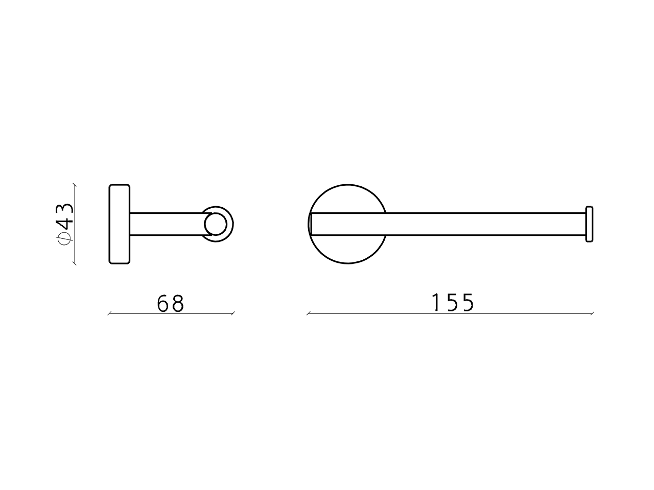 Toilet paper holder XION_XI090401 - v1
