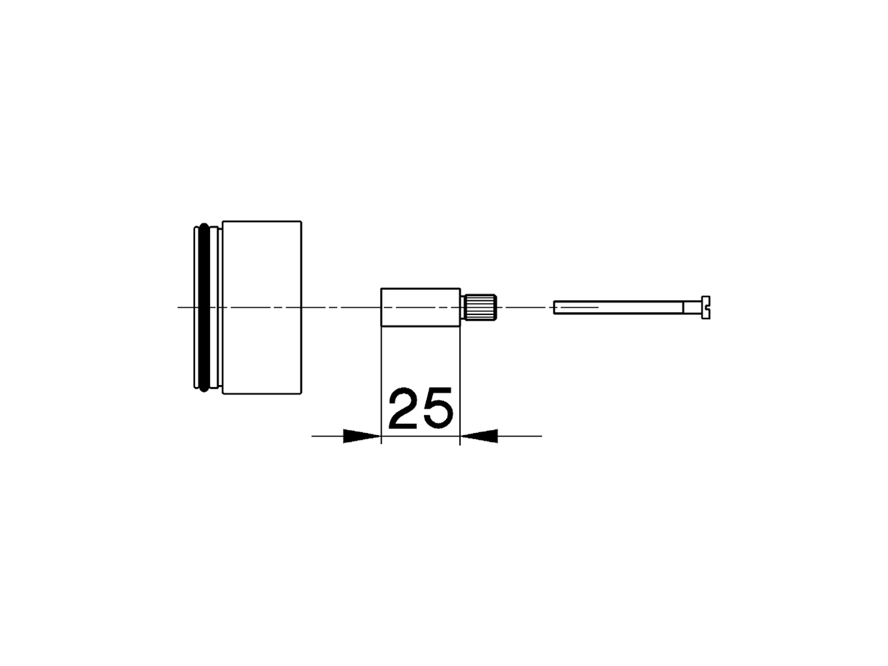 Extension + 25 mm COMPONENTS_ZA000400 - v1