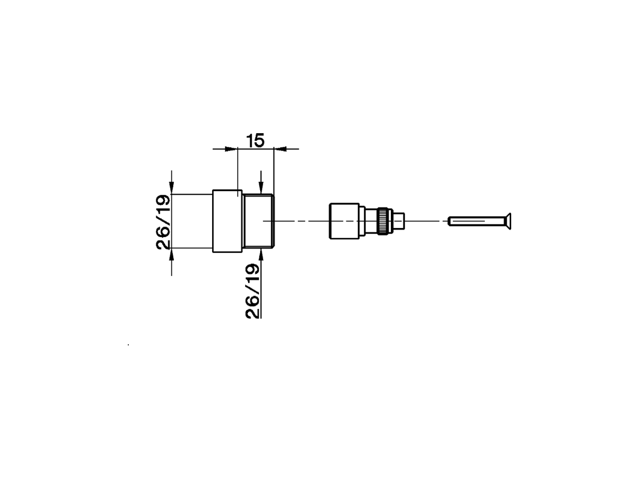 Extension +15 mm COMPONENTS_ZA000420 - v1