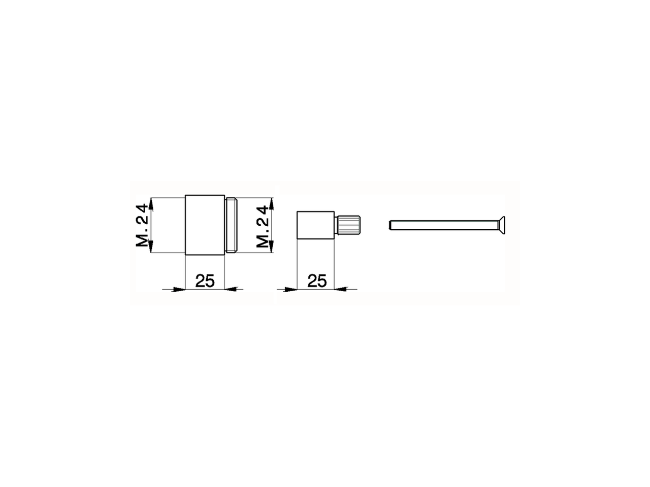 Extension +25 mm COMPONENTS_ZA000431 - v1