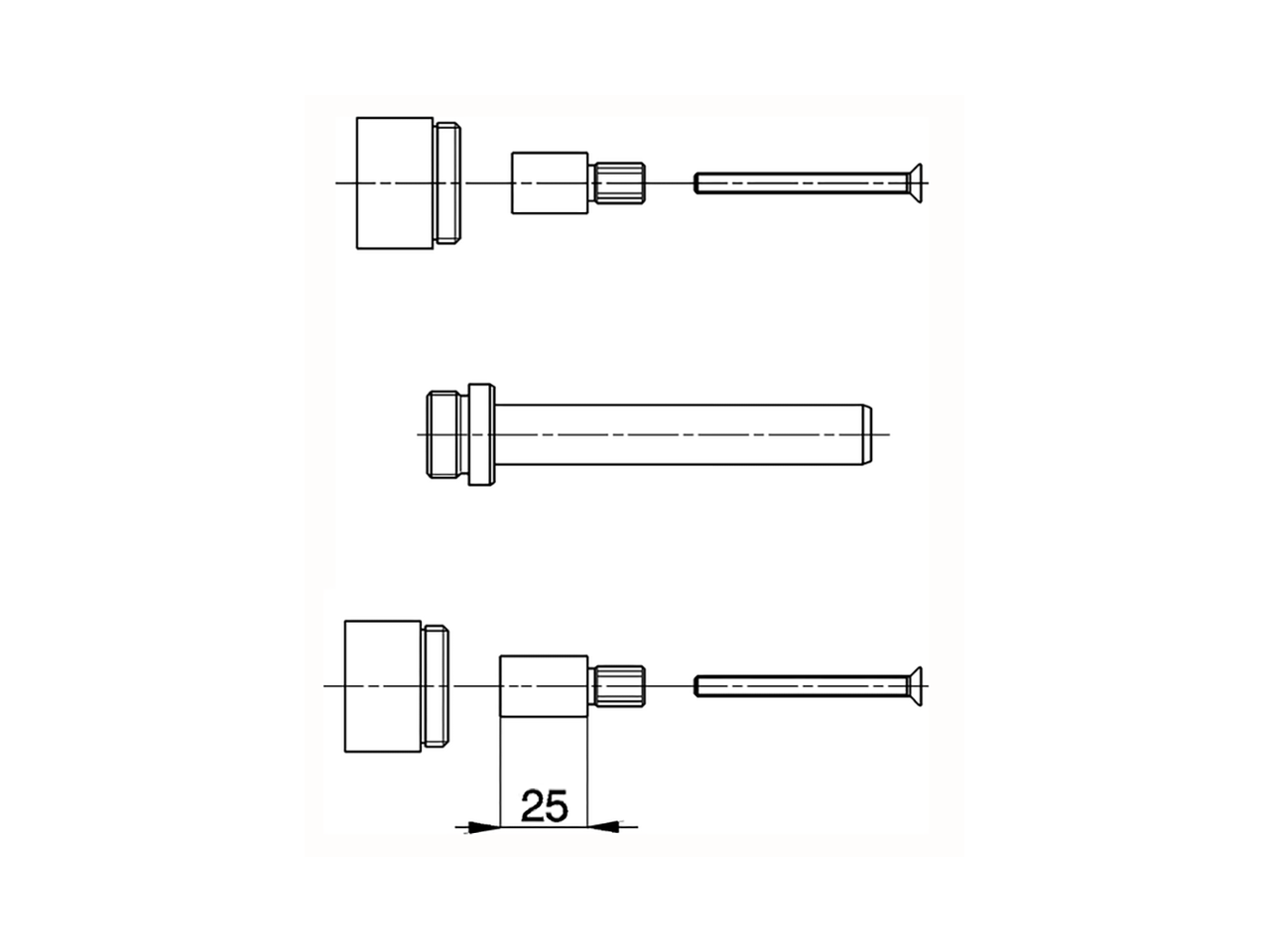 Extension +25 mm COMPONENTS_ZA000441 - v1