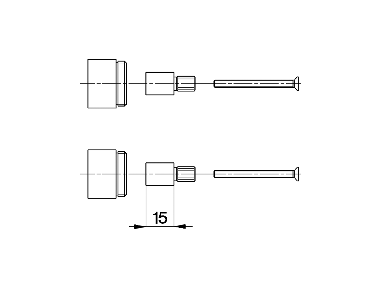Extension +15 mm COMPONENTS_ZA000550 - v1