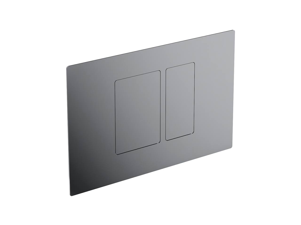 CisalUniversal toilet flush plate inox AISI 304 COMPONENTS_ZA001850