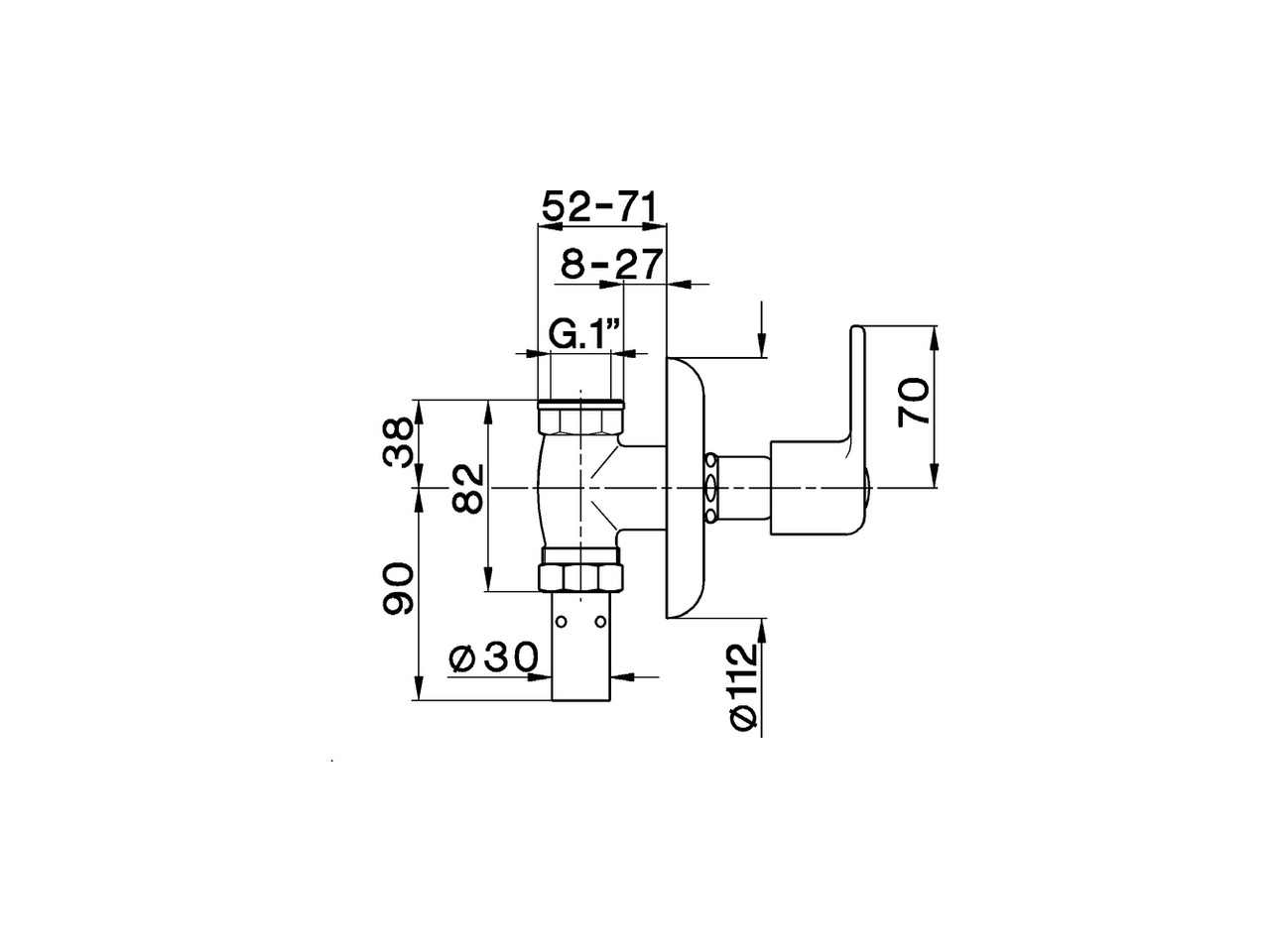 Concealed rapid flow valve COMPONENTS_ZA002711 - v1