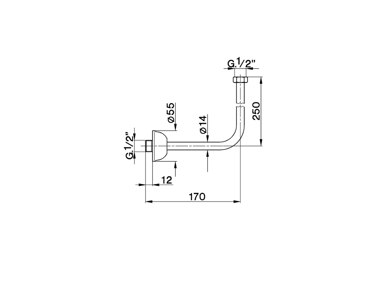 Basin supply valve COMPONENTS_ZA002840 - v1
