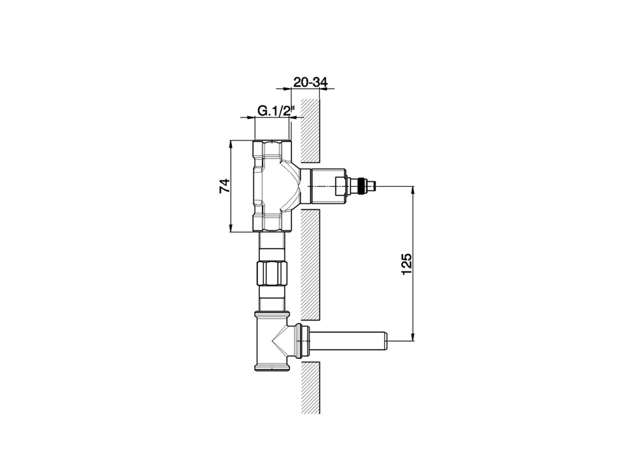 Concealed washbasin mixer CONCEALED_ZA003510 - v1
