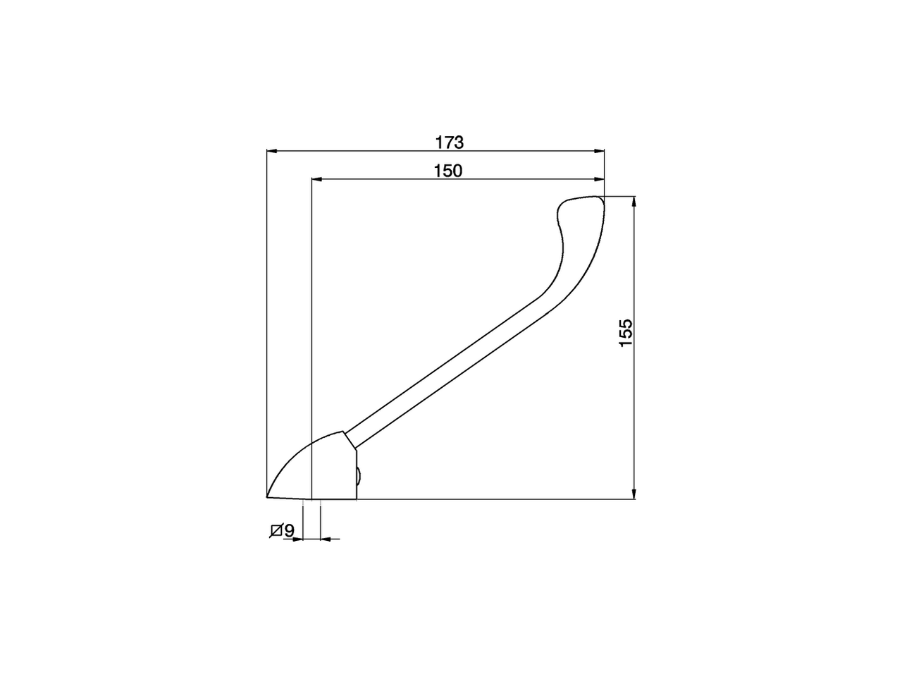 Clinc long lever SPARE PARTS_ZA005020 - v1