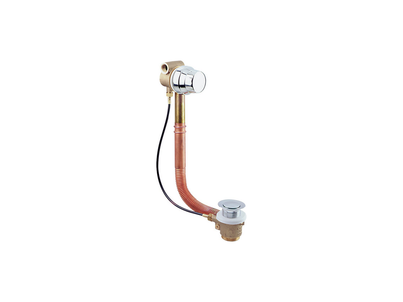 CisalBath drain with overflow COMPONENTS_ZA005710