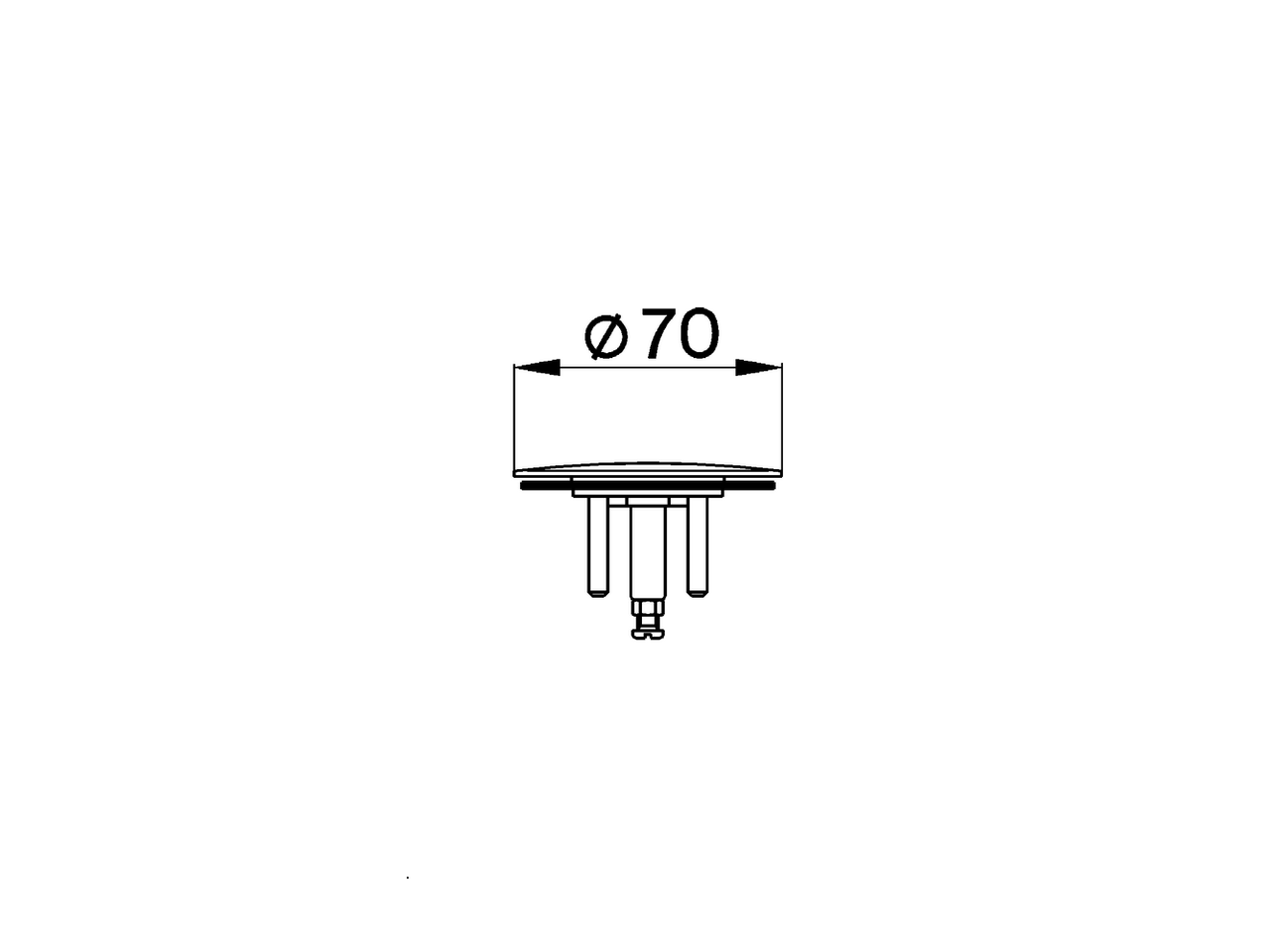 Plug for bath drain COMPONENTS_ZA006010 - v1