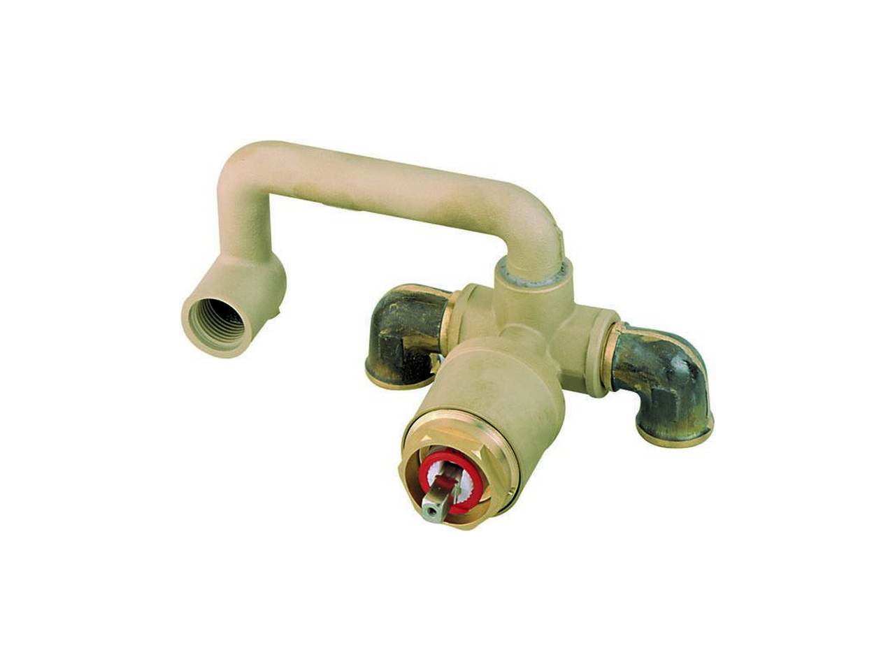 Concealed part for single lever washbasin mixer CONCEALED_ZA006510 - v1