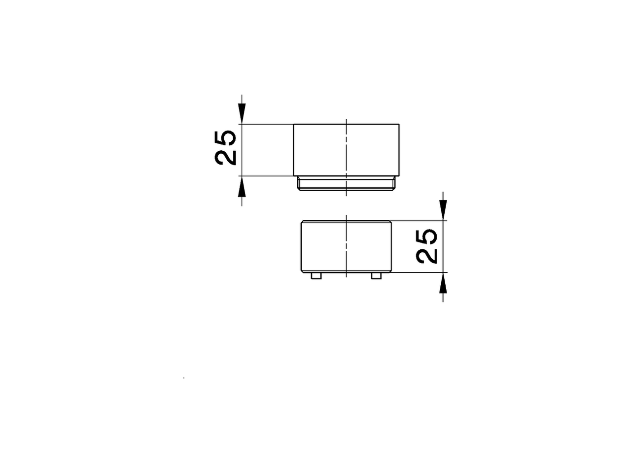 Extension +25 mm COMPONENTS_ZA008060 - v1