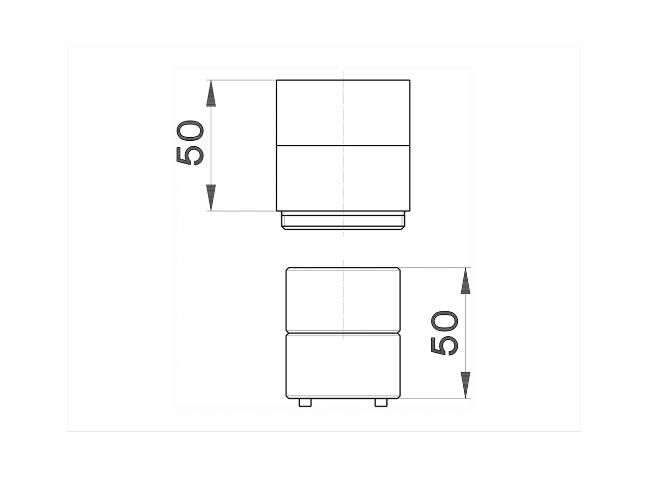 Extension +50 mm COMPONENTS_ZA008061 - v1