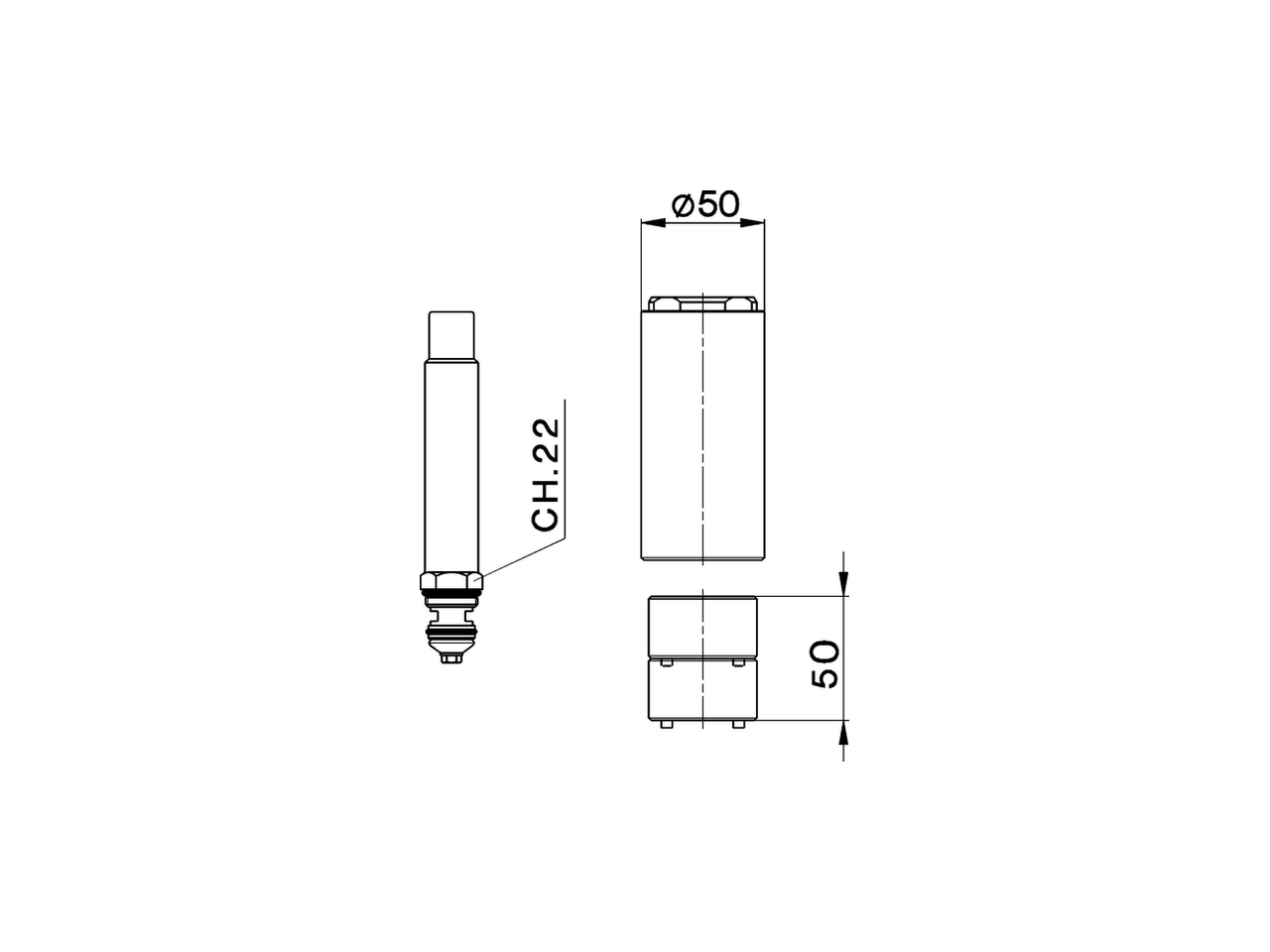 Extension +50 mm COMPONENTS_ZA008081 - v1