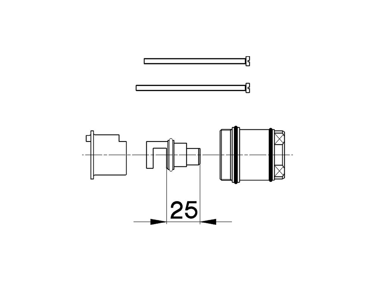Extension +25 mm COMPONENTS_ZA008290 - v1