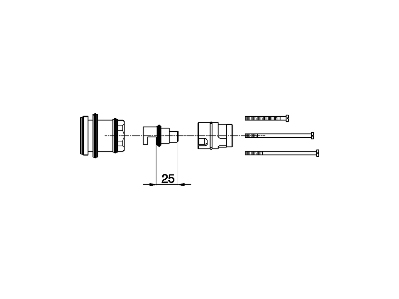 Extension +25 mm COMPONENTS_ZA008310 - v1