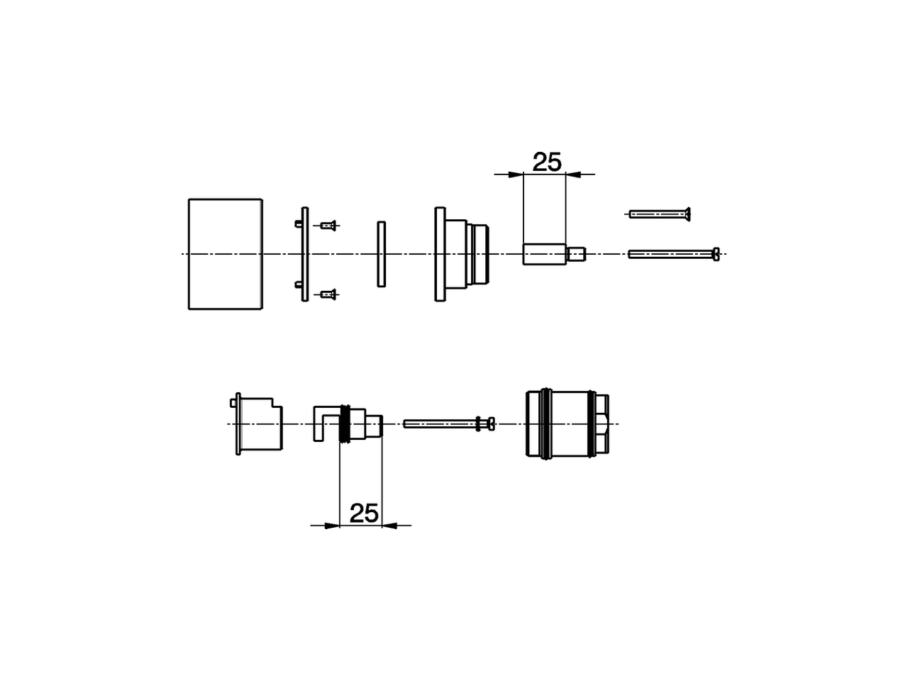 Extension +25 mm COMPONENTS_ZA008320 - v1