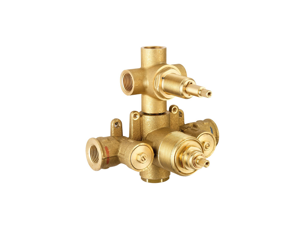 Concealed thermostatic shower valve, 3-outlets CONCEALED_ZA018201 - v1
