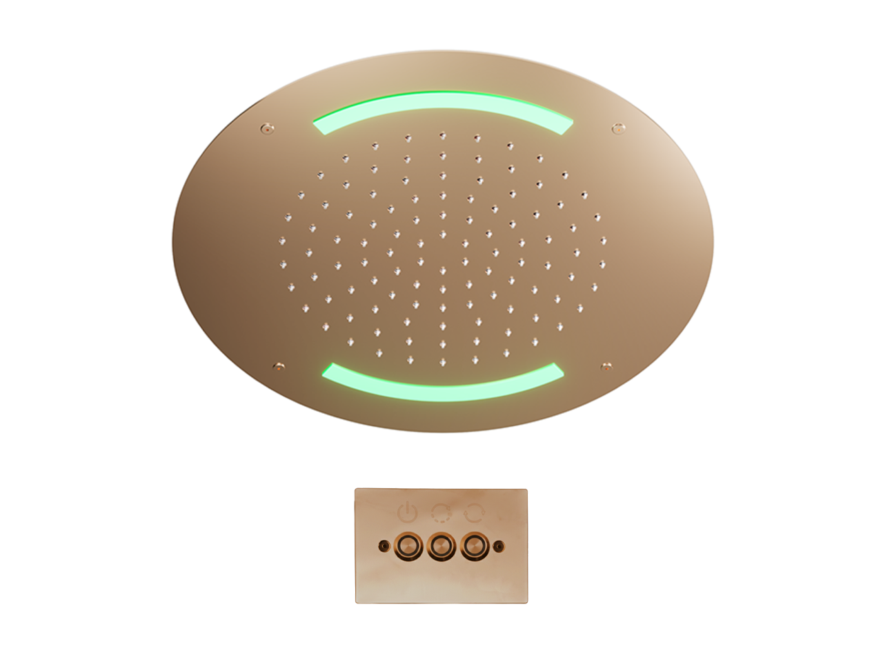 Ø 420 mm Chromotherapy Ceiling showerhead ZEN SHOWER_ZS0C0015 -1