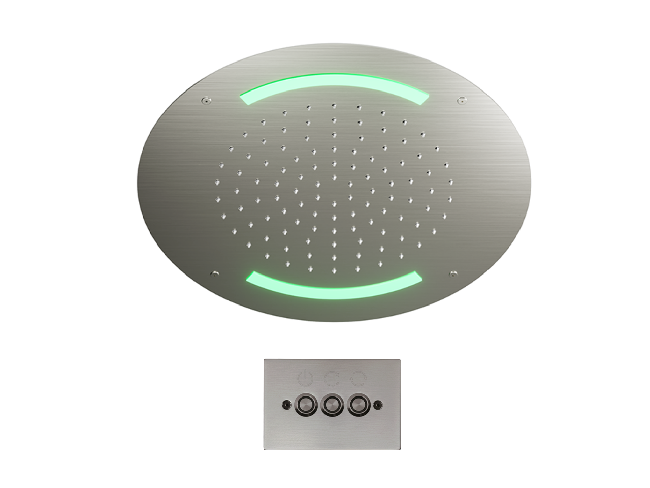 Ø 420 mm Chromotherapy Ceiling showerhead ZEN SHOWER_ZS0C0015 -1