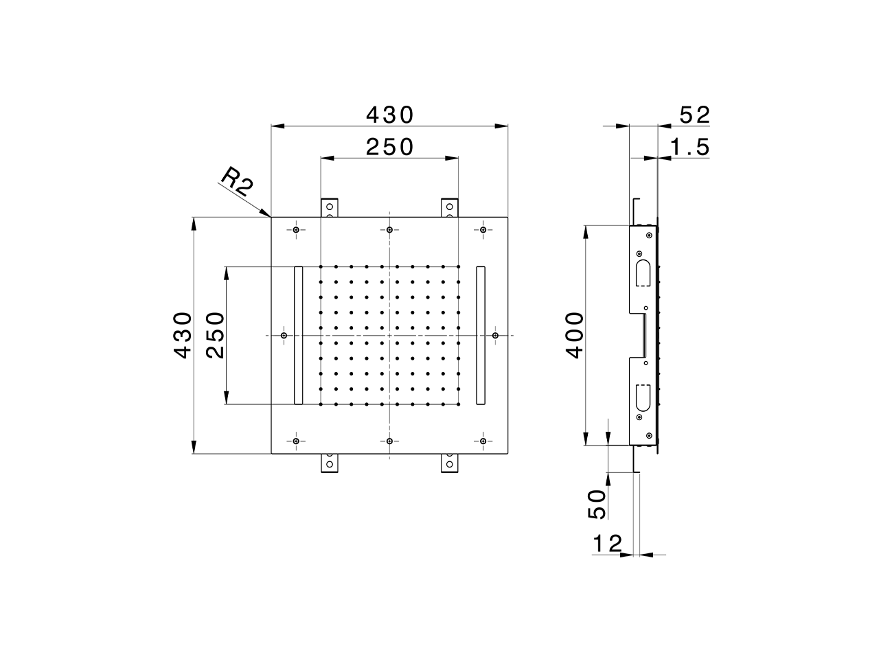 430x430 mm Chromotherapy Ceiling showerhead ZEN SHOWER_ZS0C0050 - v1