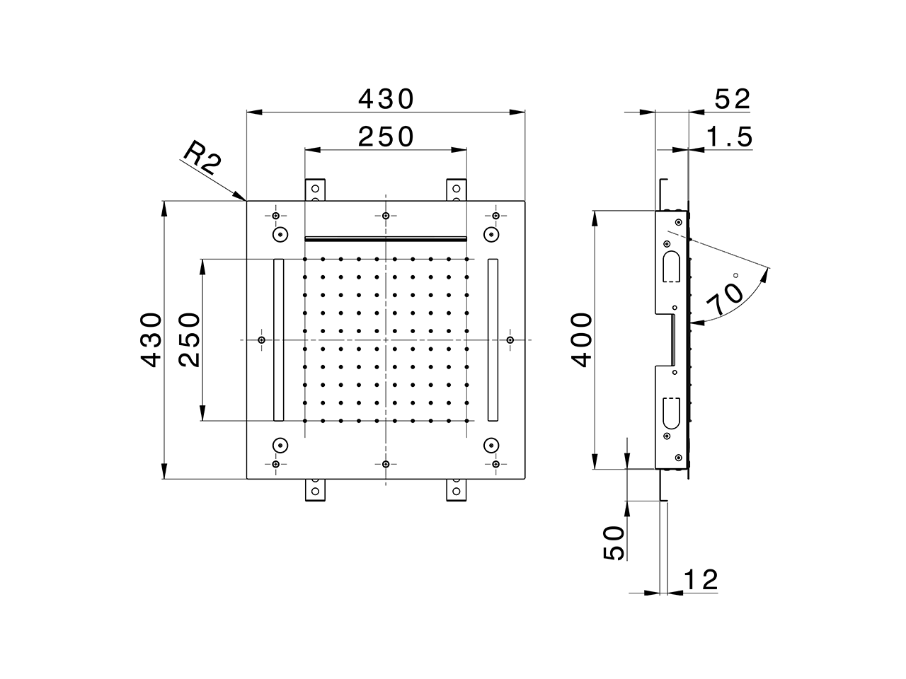 430x430 mm Chromotherapy Ceiling showerhead ZEN SHOWER_ZS0C0060 - v1