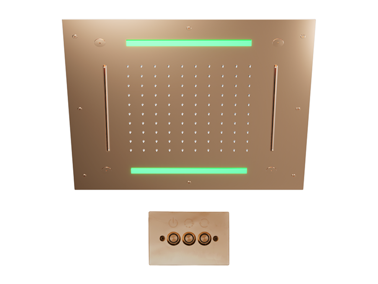 500x500 mm Chromotherapy Ceiling showerhead WELLNESS_ZS0C0095 -1