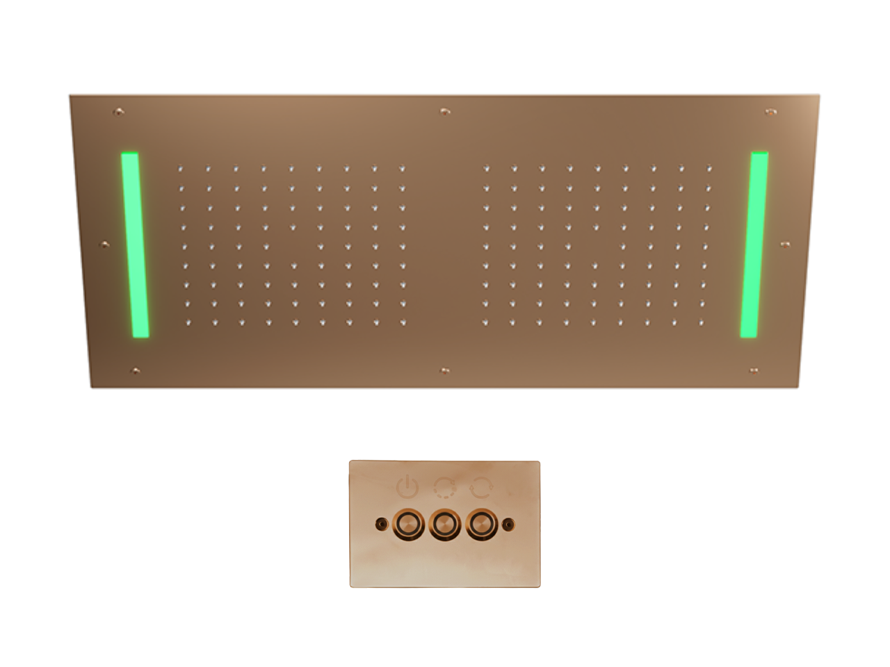 700x400 mm Chromotherapy Ceiling showerhead ZEN SHOWER_ZS0C0115 -1