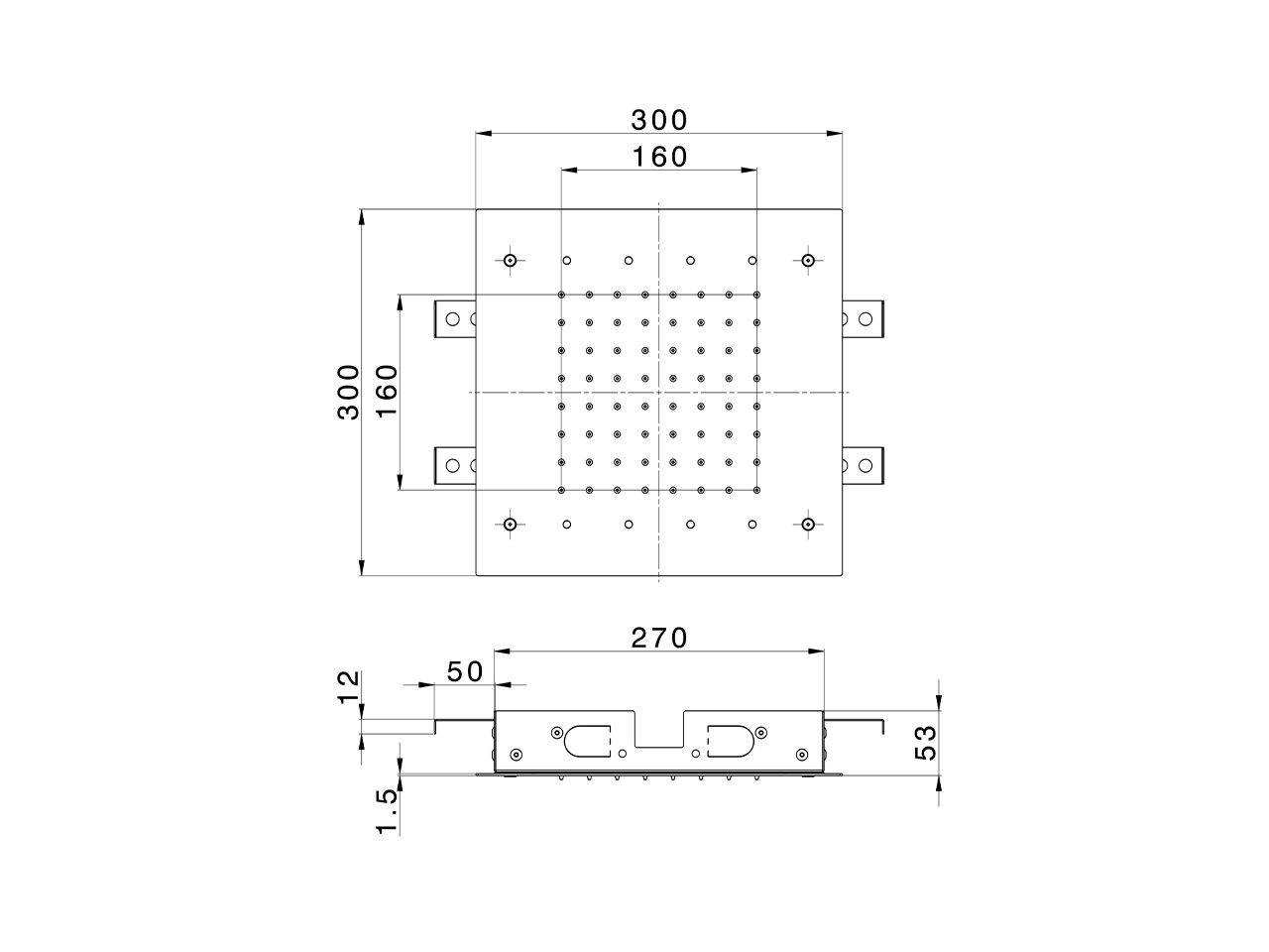 300x300 mm Ceiling showerheads ZEN SHOWER_ZS0C0365 - v1