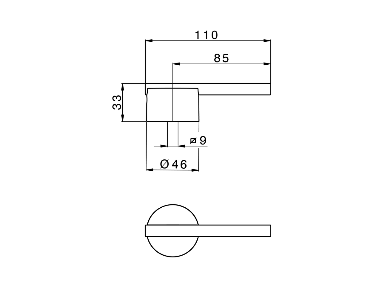 Lever 'CY' SPARE PARTS_ZZ954070 - v1